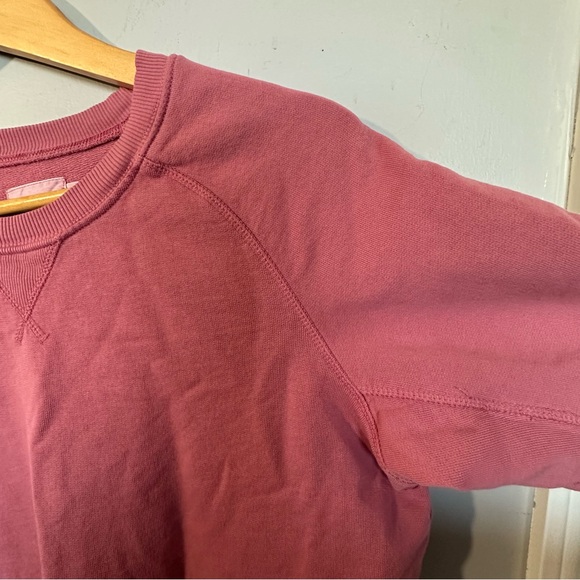 PACT Women's Dusty Rose Crew Neck Sweater - Organic Cotton - Picture 3 of 8